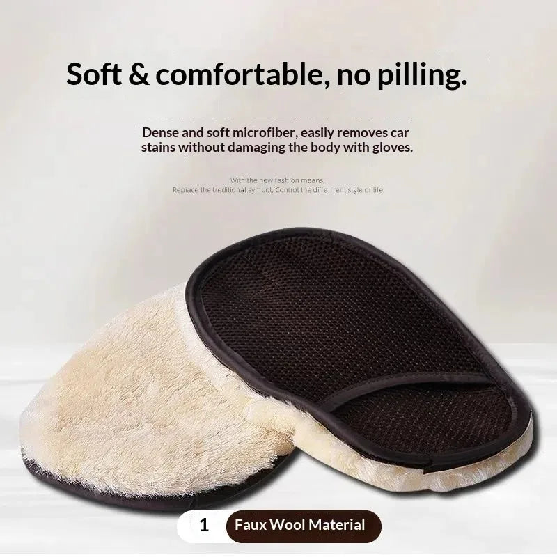Fleece Car Cleaning Glove