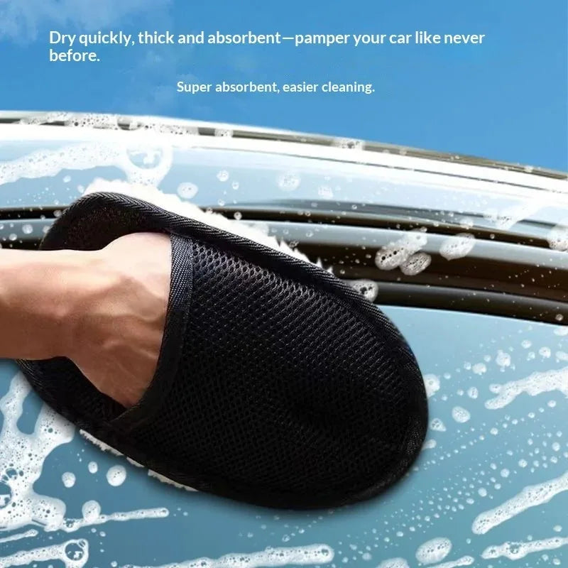 Fleece Car Cleaning Glove