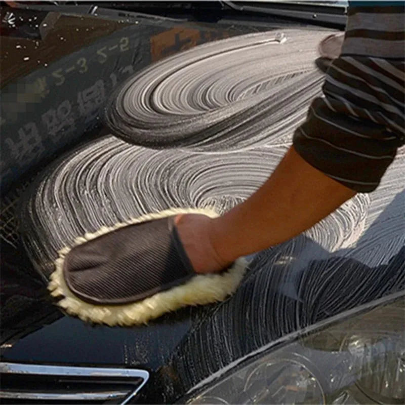 Fleece Car Cleaning Glove