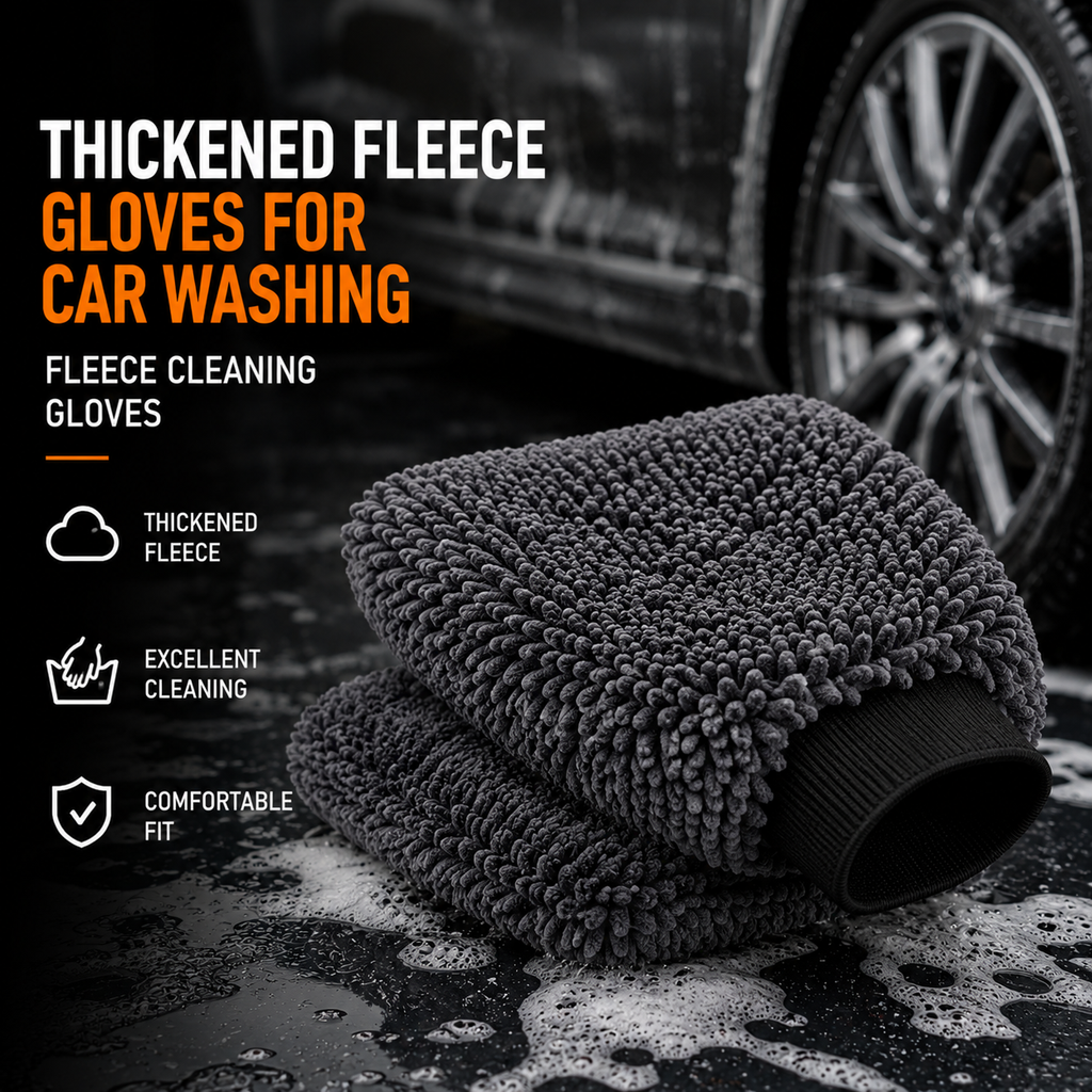 Fleece Car Cleaning Glove