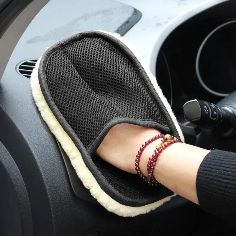 Fleece Car Cleaning Glove